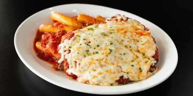 Chicken Cutlet Parmesan.