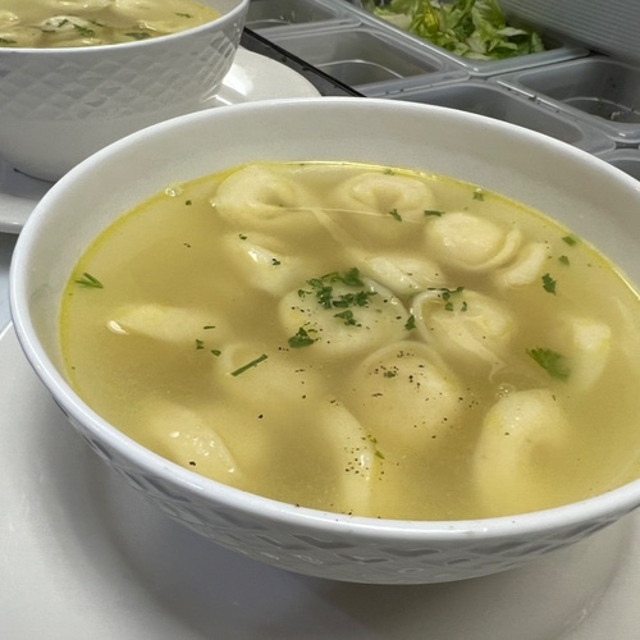 Cheese Tortellini Soup.